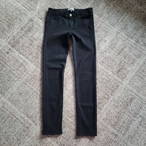 Paige Low Rise Full Length Skyline Skinny Jeans Black Size 29‎